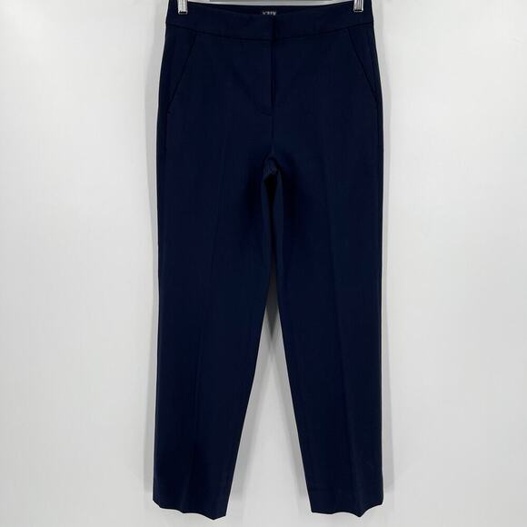 J. Crew Kate Straight Leg Pants Bi-Stretch Cotton Blend BF401 Women’s Size 4‎ - Picture 3 of 11